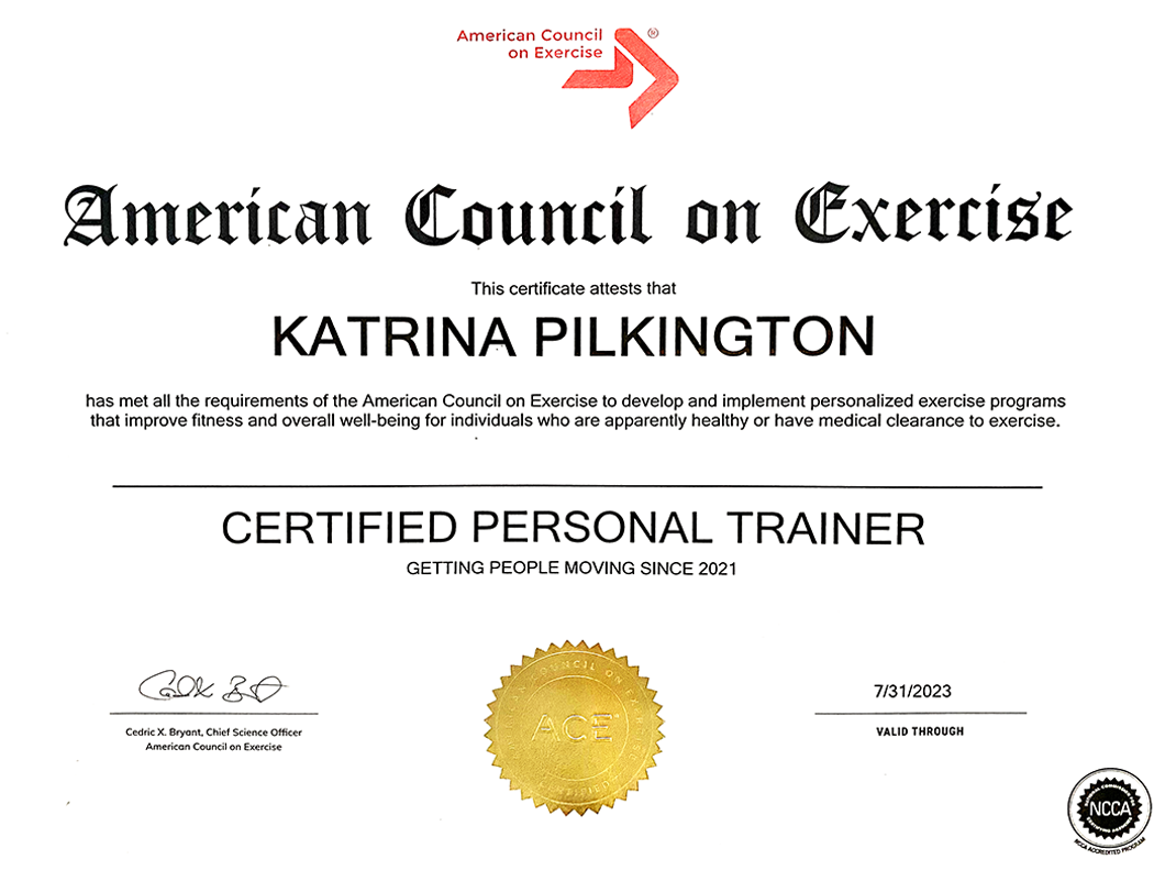 Personal Training Certification, ACE